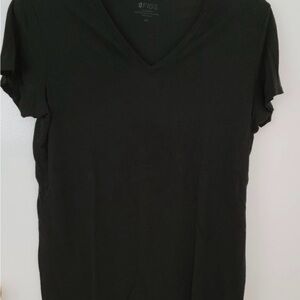 Figs Women's Classic Black Short Sleeve Tee